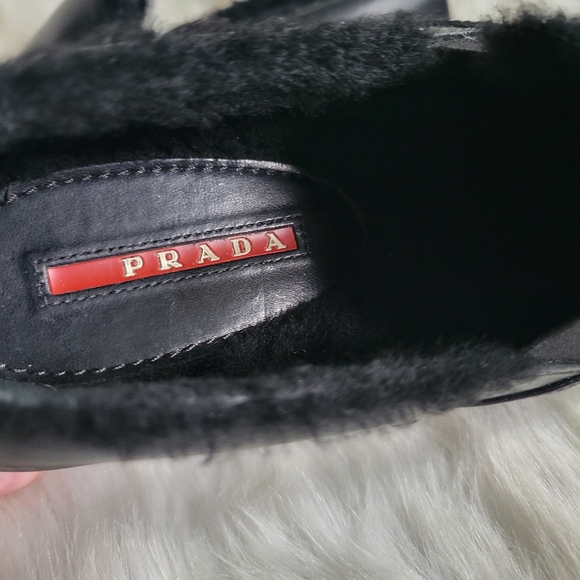 Prada fur lined slip ons - Picture 7 of 12